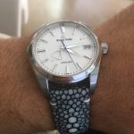 Grand Seiko SBGA211 Snowflake on Stingray watch Strap