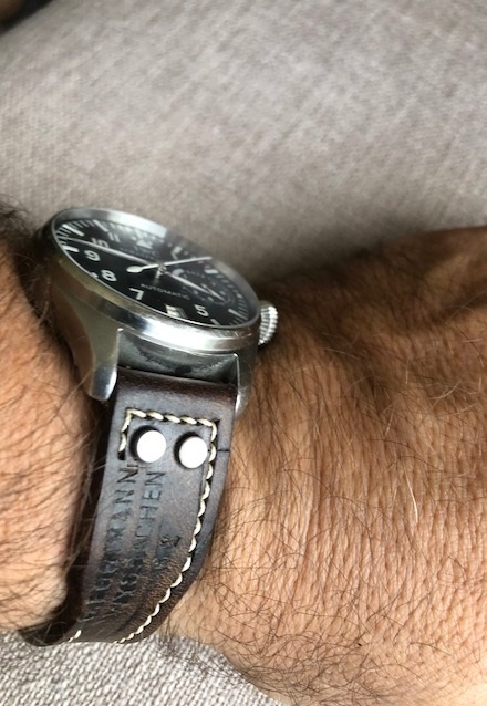 Mike's IWC Big Pilot on 1962 Swiss Ammo strap