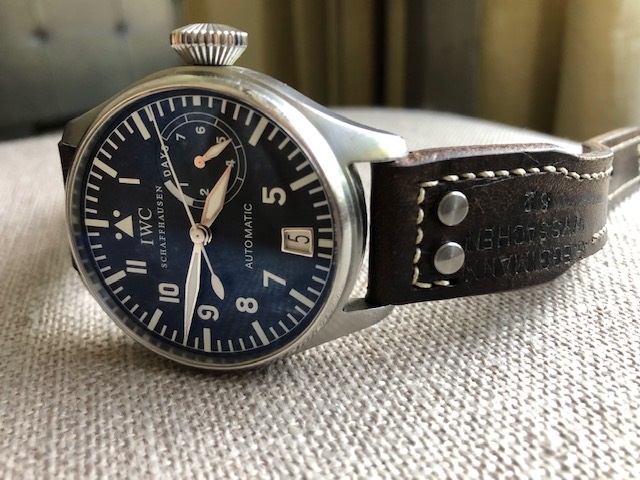 Mike's IWC Big Pilot on 1962 Swiss Ammo strap