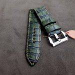 Hand Antiqued Alligator Finish for Your Custom Straps