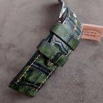 Olive Hand Antiqued Alligator Finish for Your Custom Straps
