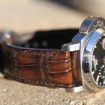 Hand Antiqued Alligator Finish for Your Custom Straps
