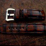 Hand Antiqued Alligator Finish for Your Custom Straps