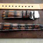 Hand Antiqued Alligator Finish for Your Custom Straps