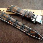 Hand Antiqued Alligator Finish for Your Custom Straps
