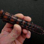Hand Antiqued Alligator Finish for Your Custom Straps