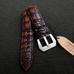 Hand Antiqued Alligator Finish for Your Custom Straps