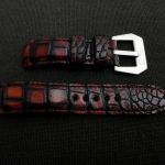 Hand Antiqued Alligator Finish for Your Custom Straps