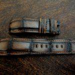 Hand Antiqued Alligator Finish for Your Custom Straps