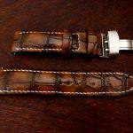 Hand Antiqued Alligator Finish for Your Custom Straps