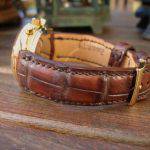 Hand Antiqued Alligator Finish for Your Custom Straps