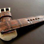 Hand Antiqued Alligator Finish for Your Custom Straps