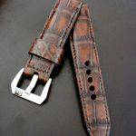 Hand Antiqued Alligator Finish for Your Custom Straps