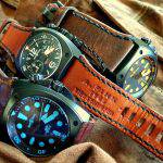 Straps I have made for Bell & Ross BR02 over the years.