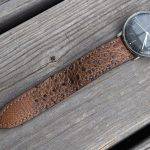 Watch Strap made from Cane Toad for Junghans Max Bill watch