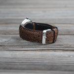 Watch Strap made from Cane Toad for Junghans Max Bill watch