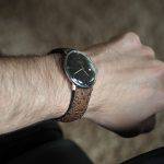 Watch Strap made from Cane Toad for Junghans Max Bill watch