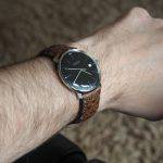 Watch Strap made from Cane Toad for Junghans Max Bill watch