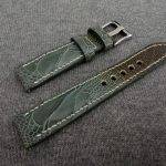 Straps Made From Martinique Bleu Ostrich Leg