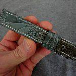 Straps Made From Martinique Bleu Ostrich Leg