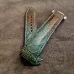 Straps Made From Martinique Bleu Ostrich Leg