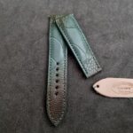 Straps Made From Martinique Bleu Ostrich Leg