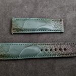 Straps Made From Martinique Bleu Ostrich Leg