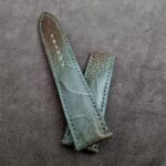 Straps Made From Martinique Bleu Ostrich Leg