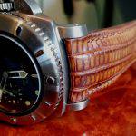 Custom Watch strap for Panerai PAM364 - Vintage Dakar Teju Lizard