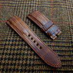 Custom Watch strap for Panerai - Vintage Dakar Teju Lizard