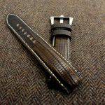 Dark Walnut with Ecru Linen for PAM351