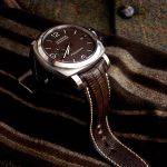 Dark Walnut with Ecru Linen for PAM351