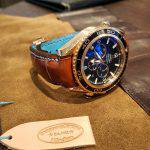 Straps made from Vintage Cognac Alligator