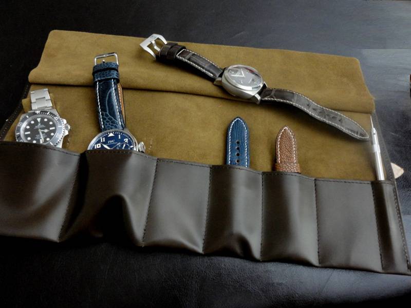 Watch and Strap Travel Rolls Available in 9 Beautiful Color Combinations!!