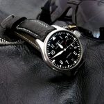 Black-Ostrich-Leg-watch-strap-for-IWC-Big-Pilot-with-Integrated-fit