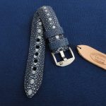 Black-Row-Stone-Stingray-watch-strap-for-iwc-big-pilot