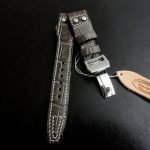 Tourbe-Brune-Alligator-watch-strap-for-IWC-Big-Pilot-with-Rivets-at-the-lugs-1