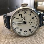 Deep-Atlantic-Blue-Ostrich-Leg-skin-watch-strap-with-rivets-for-IWC-Big-Pilot-8