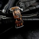 Hand Antiqued Alligator watch strap for IWC Big Pilot with Integrated Fit