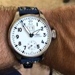 Deep-Atlantic-Blue-Ostrich-Leg-skin-watch-strap-with-rivets-for-IWC-Big-Pilot-4