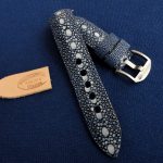 Blue-Row-Stone-Stingray-watch-strap-for-iwc-big-pilot-2