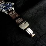 Tourbe-Brune-Alligator-watch-strap-for-IWC-Big-Pilot-with-Rivets-at-the-lugs-4