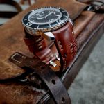 Dangerous9straps for the Blancpain Fifty Fathoms on Swiss Ammo strap