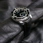 Custom-Satin-Black-Ostrich-Leg-Watch-Strap-with-Integrated-Fit-for-Blancpain-Fifty-Fathoms