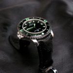 Custom-Satin-Black-Ostrich-Leg-Watch-Strap-with-Integrated-Fit-for-Blancpain-Fifty-Fathoms