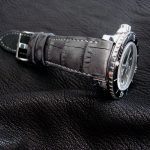 Custom-Etain-Grist-Pewter-Grey-Alligator-Watch-Strap-for-Blancpain-Fifty-Fathoms-with-integrated-fit