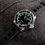 Custom-SuperMatte-Carbon-Black-Teju-Lizard-Rally-Watch-Strap-for-Blancpain-Fifty-Fathoms