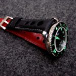 Custom-SuperMatte-Carbon-Black-Teju-Lizard-Rally-Watch-Strap-for-Blancpain-Fifty-Fathoms