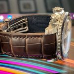 Henrik's Blancpain Fifty Fathoms Flyback Chronograph on Tourbe Brune Alligator with TCLS