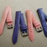 Pink and Purple Stingray handmade Watch straps For Sale - Dangerous9straps